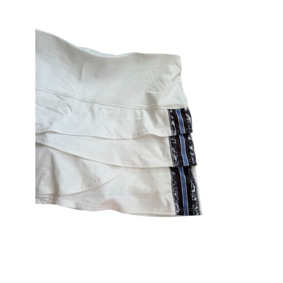 LUCKY IN LOVE Women's White Tiered Tennis Pickleball Skort Size Large / US 12 - Picture 6 of 6